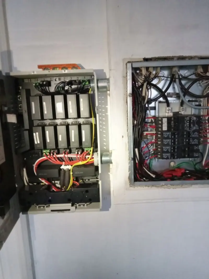 Electrical panel upgrade completed for Indoor Lighting Installation in Hollidaysburg